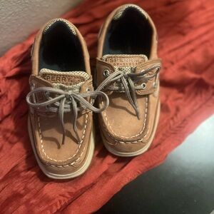Sperry Kids Brown Moccasins